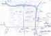 A map of the area in which Gaston Le Baron lived