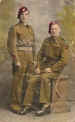 Privates Stewart Arnold Brownsword and Sam Rafferty