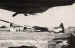Abandoned Horsa gliders on a landing zone