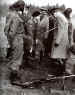 Lieutenant-Colonel Jackson explaining the new paratrooper boot to General Sir John Dill
