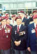 Bill Gibbard with other veterans at the 50th Anniversary in 1994
