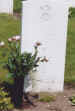The grave of Sapper Allan Wake