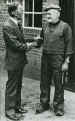 Sergeant Patrick Mahoney meeting Dutch civilians, 1977