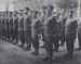 Men of the 1st Airborne Division on parade at Buckingham Palace on the day of the Arnhem Investiture