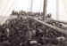Polish soldiers aboard a crowded troop ship