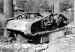 A wrecked Universal Carrier on the Hoofdlaan