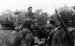 Polish paratroopers with armoured cars of the Household Cavalry