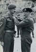 Lieutenant-Colonel Harvey receiving his DSO