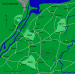 A map of the 6th Airborne Division's area