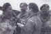 Paratroopers applying camouflage cream