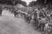 Commandos leaving their camp with bicycles for embarkation on the 3rd June