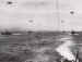 Landing Craft Infantry vessels carrying US troops sail to Normandy