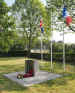 The Brigadier James Hill DSO MC Square and 3rd Parachute Brigade memorial plaque at Le Mesnil