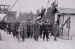 With the war over, Dutch prisoners leave Stalag IVB for their homes