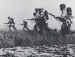 A section of the 4th Parachute Battalion carrying out a mock assault during a training exercise near Sousse in July 1943