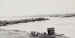 The first Bailey Bridge across the Rhine nears completion